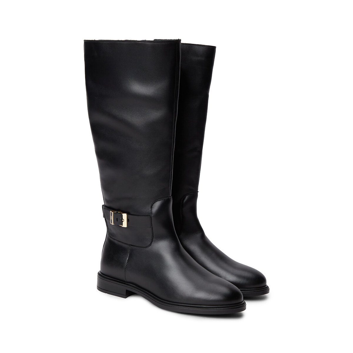 Stivali bassi in pelle nero , TOMMY JEANS