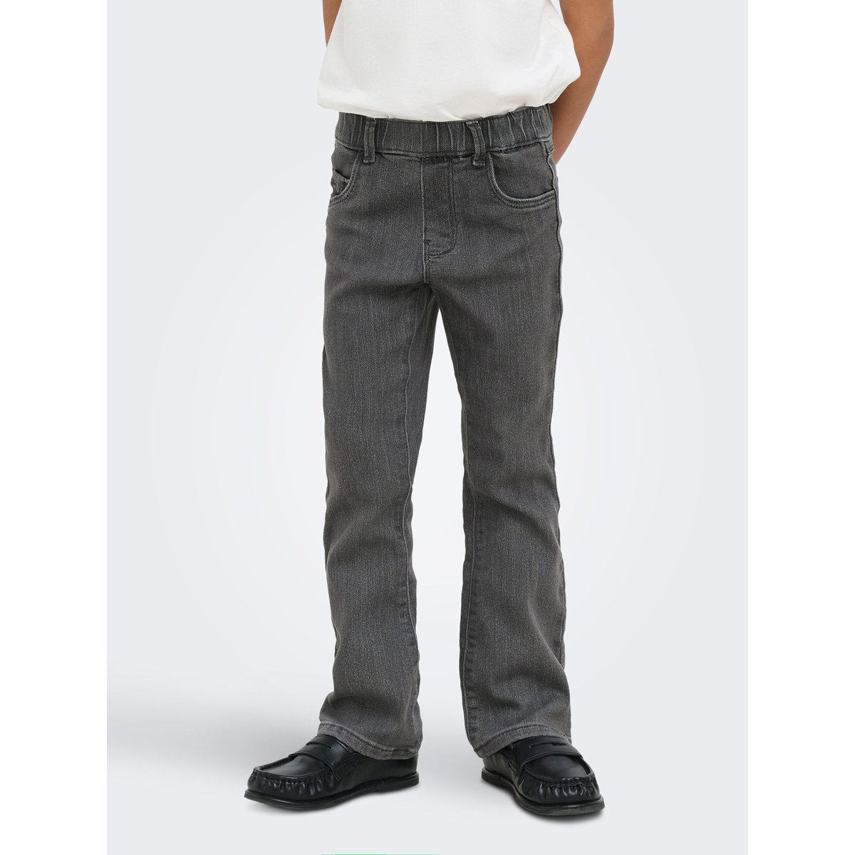 Jean Flared medium grey denim, KIDS ONLY