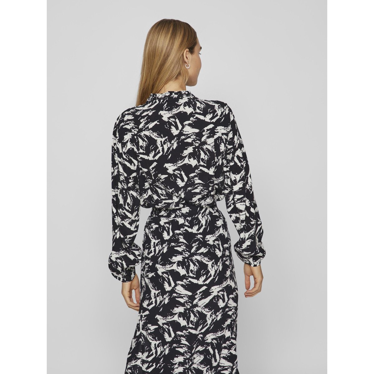 À motif Blouse à manches longues black beauty, VILA