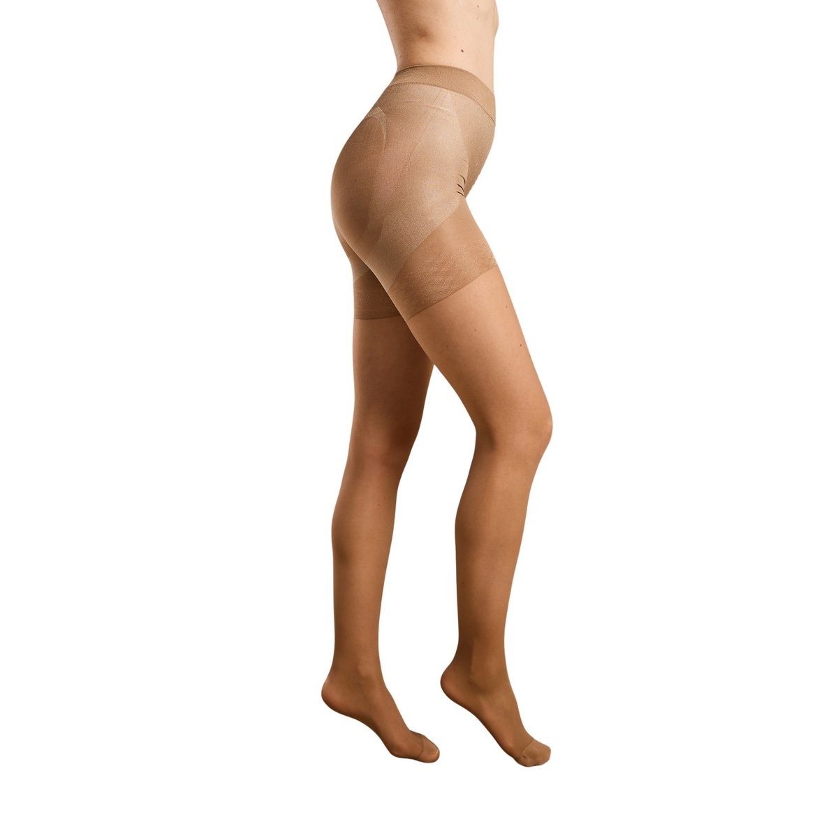 Collant effet push-up voile 40 deniers beige, DAXON