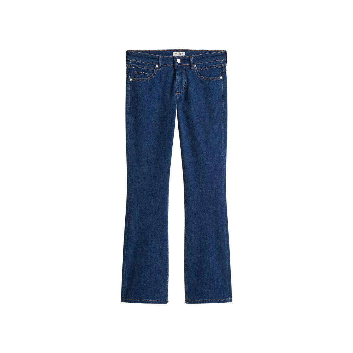 Jeans modèle Nella bootcut en coton organique mélangé stretch bleu clair, MARC O’POLO DENIM