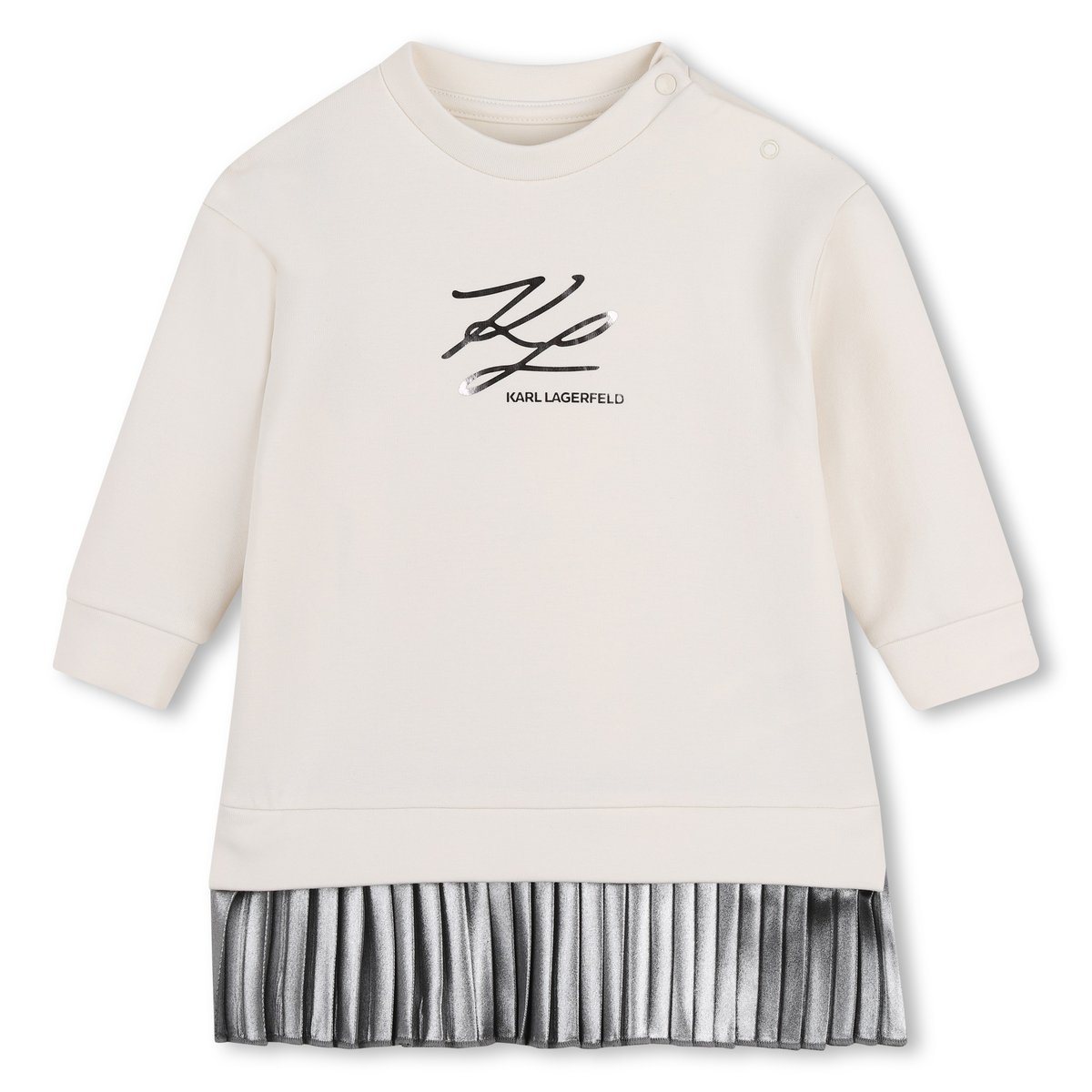 Robe manches longues creme, KARL LAGERFELD KIDS