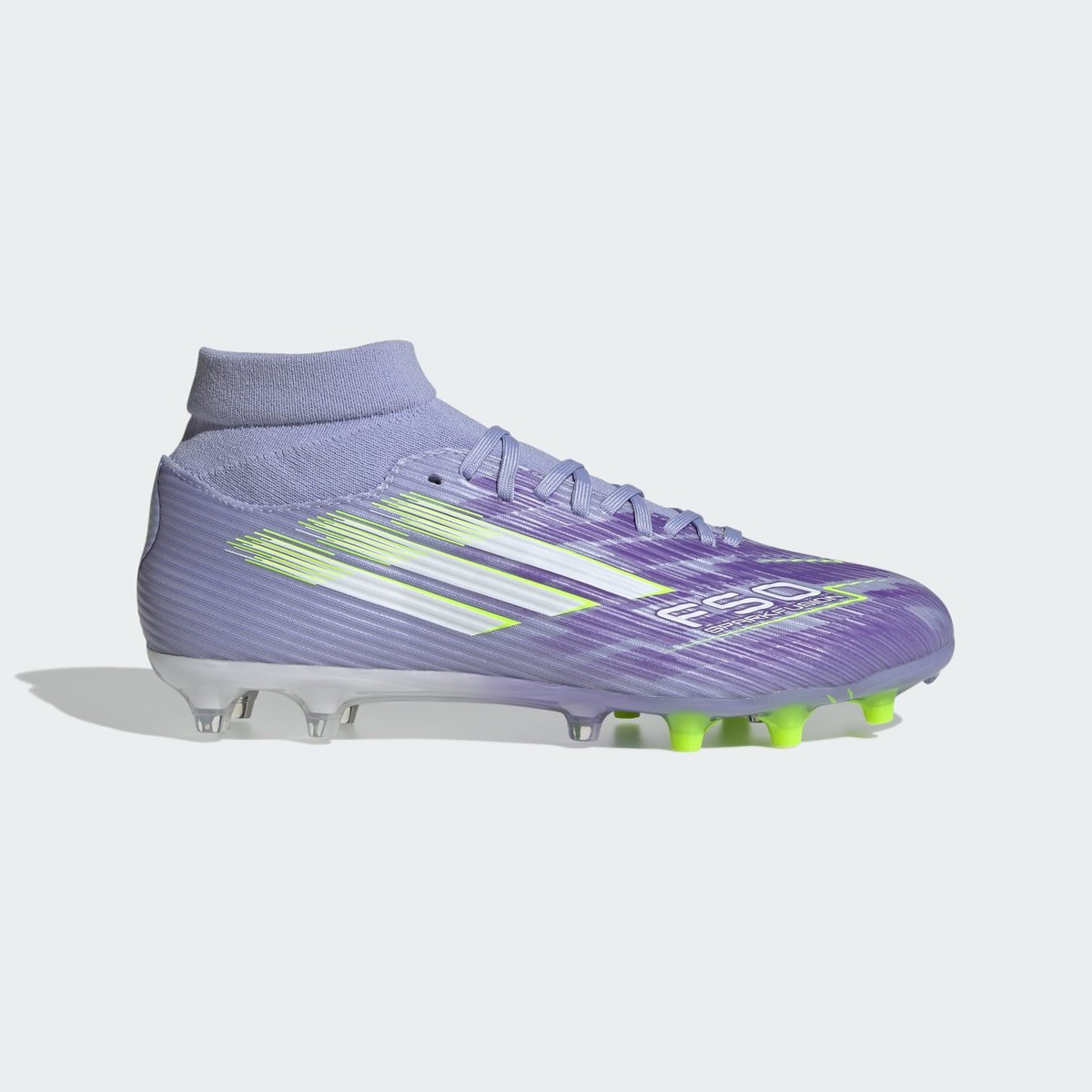 Chaussure F50 Sparkfusion League Terrain Souple/Terrain Synthétique Chaussure F50 Sparkfusion League Terrain Souple/Terrain Synthétique violet tone / lucid lemon / purple rush, adidas Performance