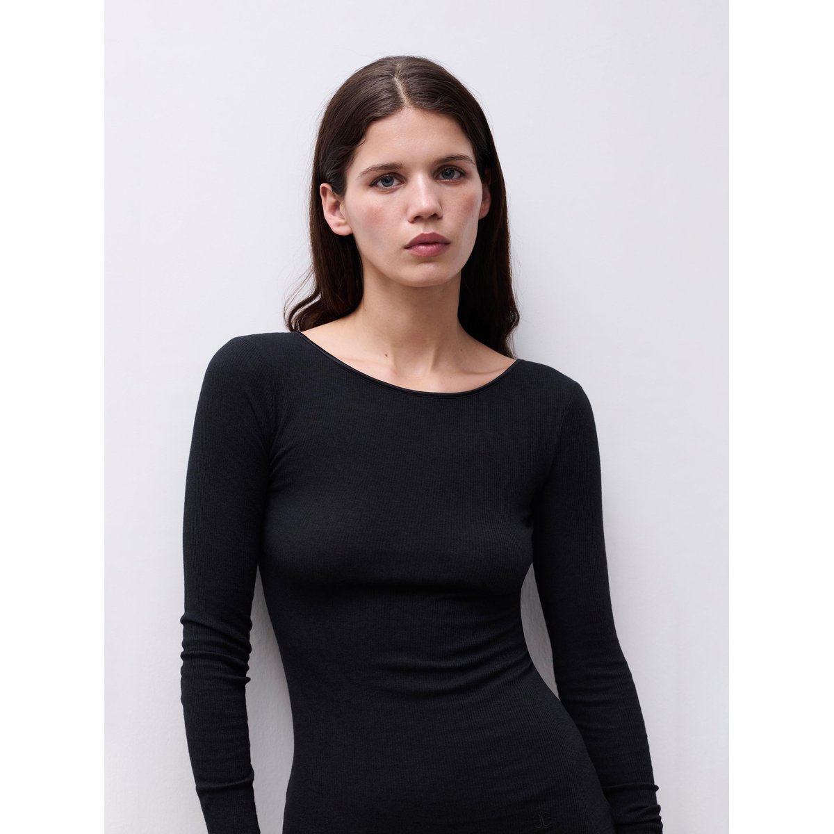 T-shirt manches longues WARM RADIANCE noir, CHANTELLE