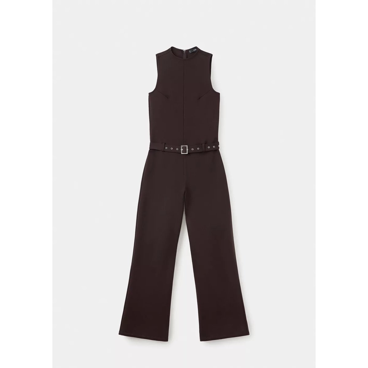 Combinaison ceinture boucle marron, MANGO