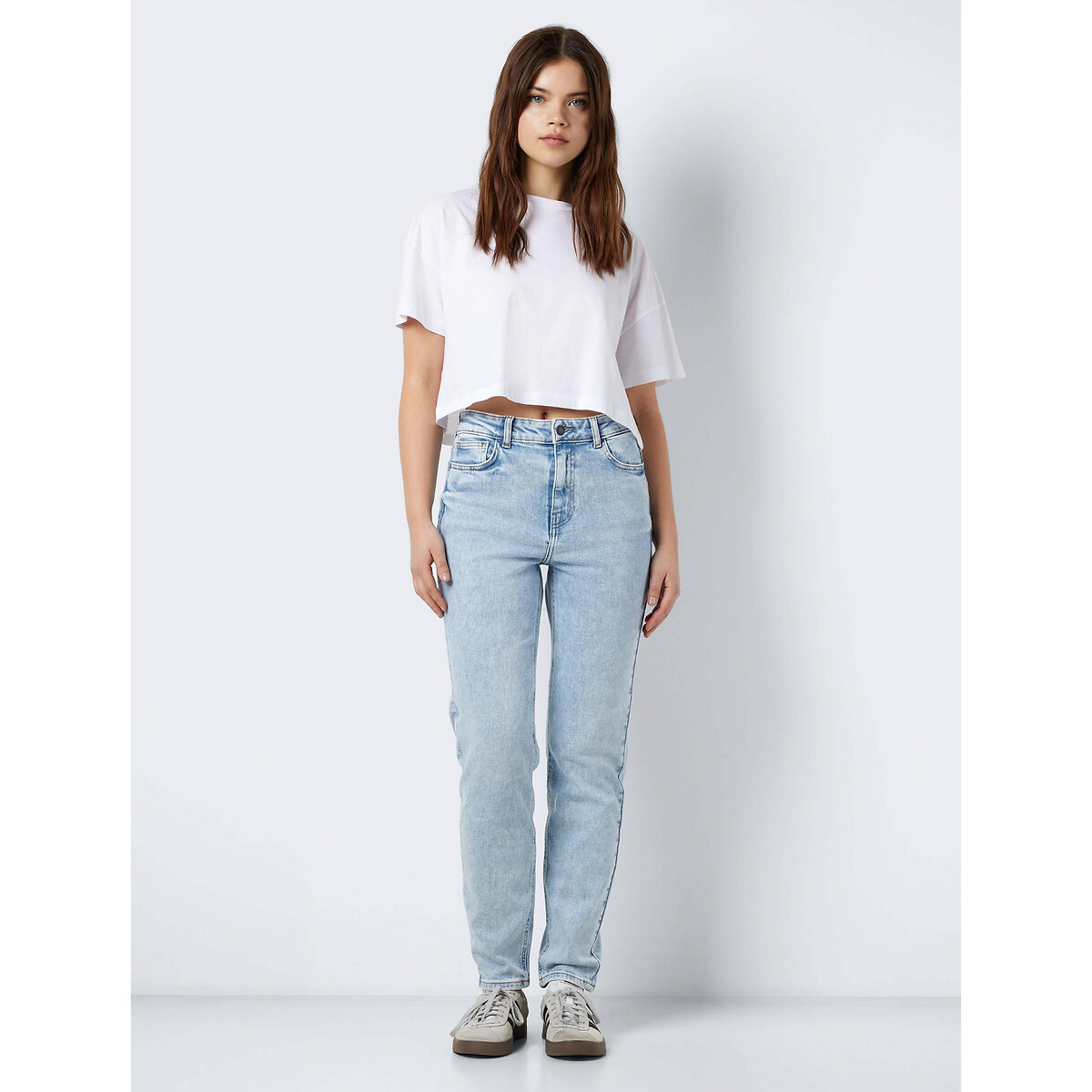 Jean skinny, taille haute light blue, NOISY MAY
