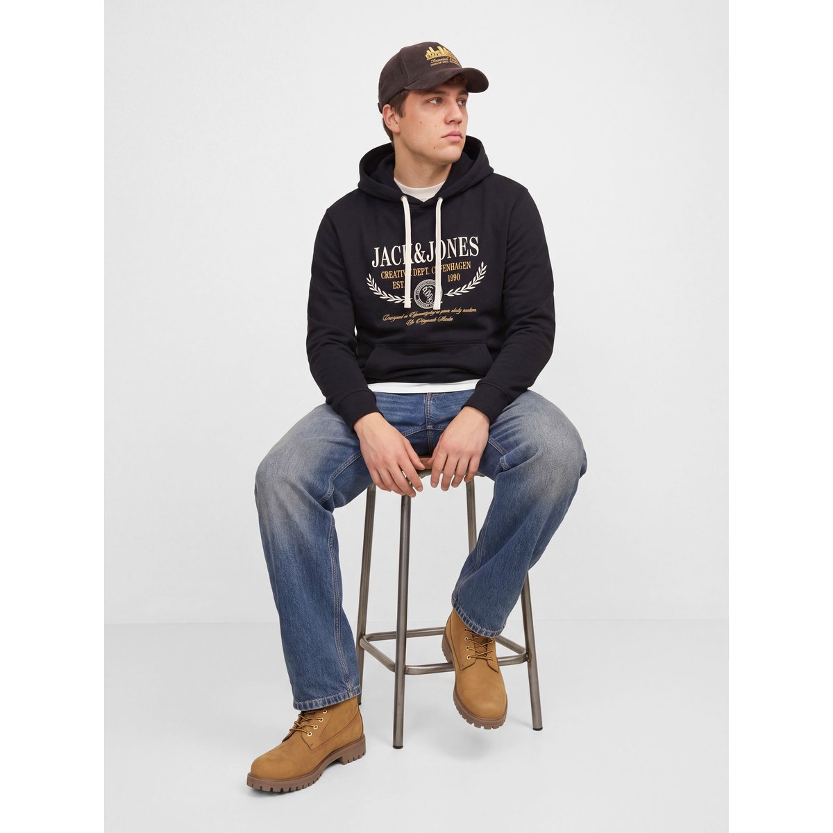 Sweat-Shirt black 1, JACK & JONES