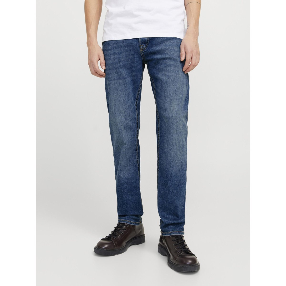 Jean Coupe Tapered blue denim, JACK & JONES