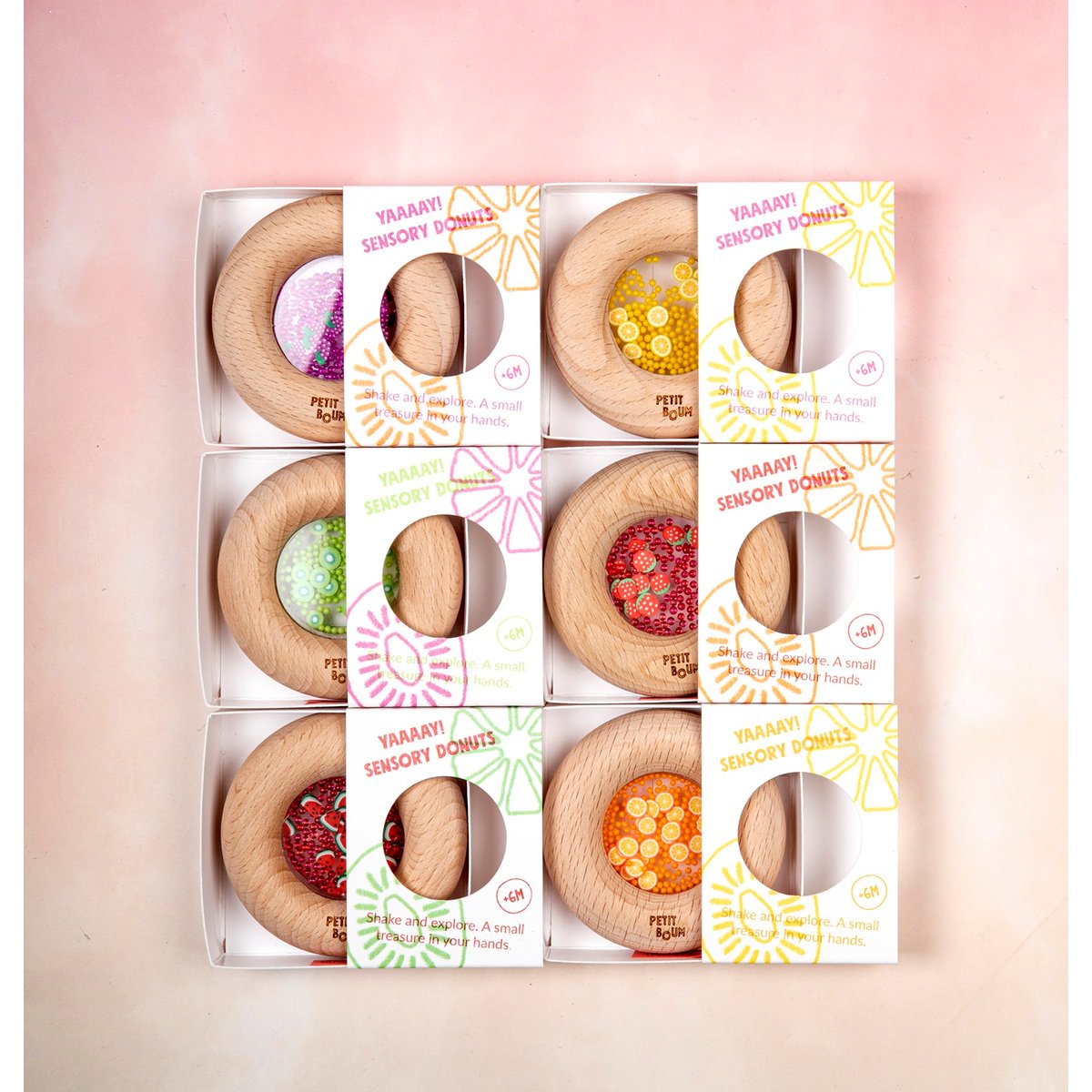Donut sensoriel Carottes rouge, PETIT BOUM