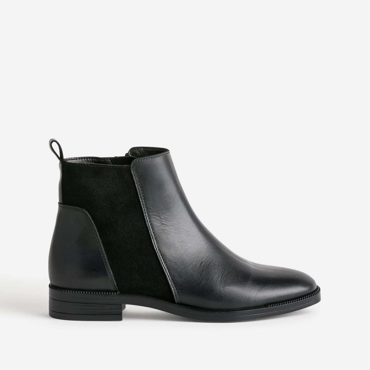 Boots en cuir AXELI noir, ERAM