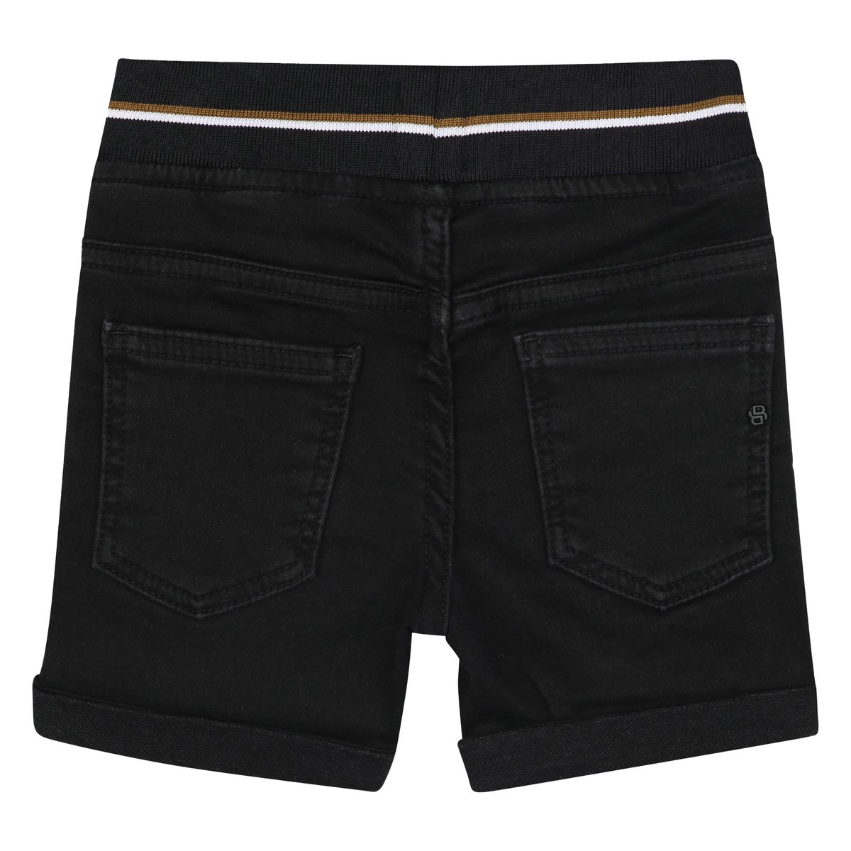 Short en jean à 5 poches denim black, BOSS KIDSWEAR