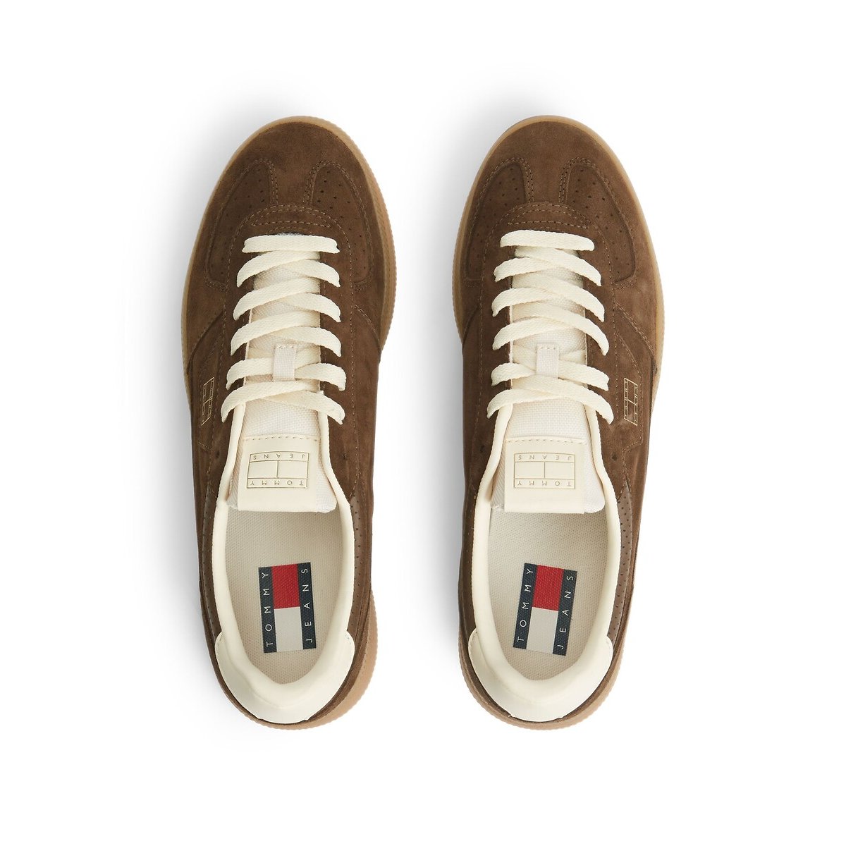 Baskets en cuir suède THE GREENWICH marron, TOMMY HILFIGER