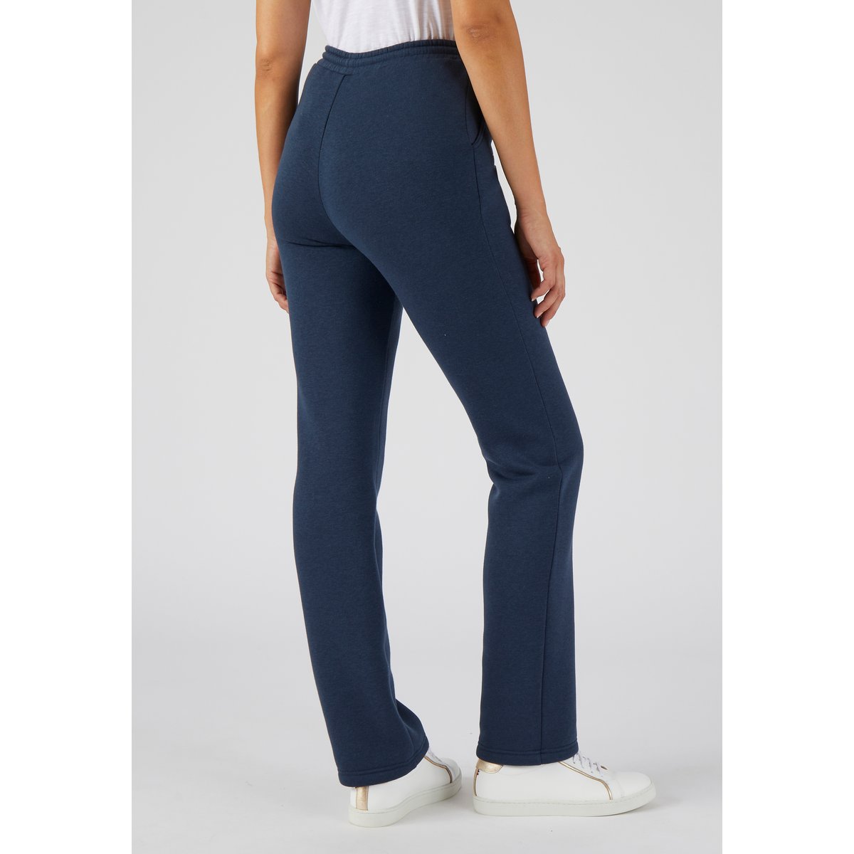 Pantalon en molleton bleu marine, DAMART