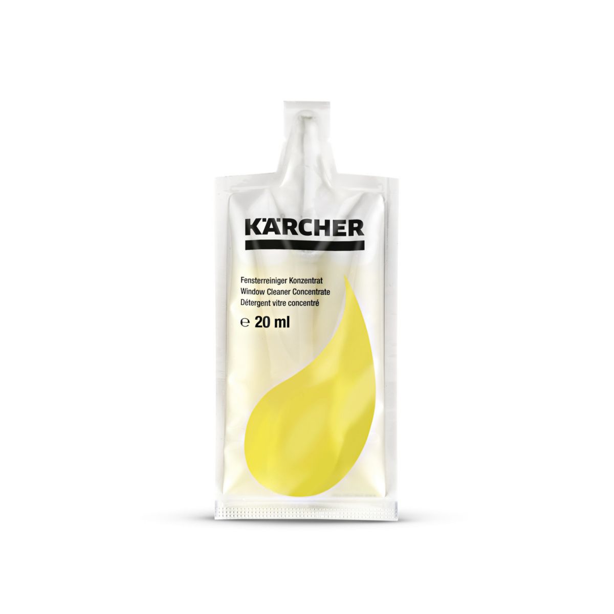 Nettoyant vitres (4x20 ml) couleur unique, KARCHER