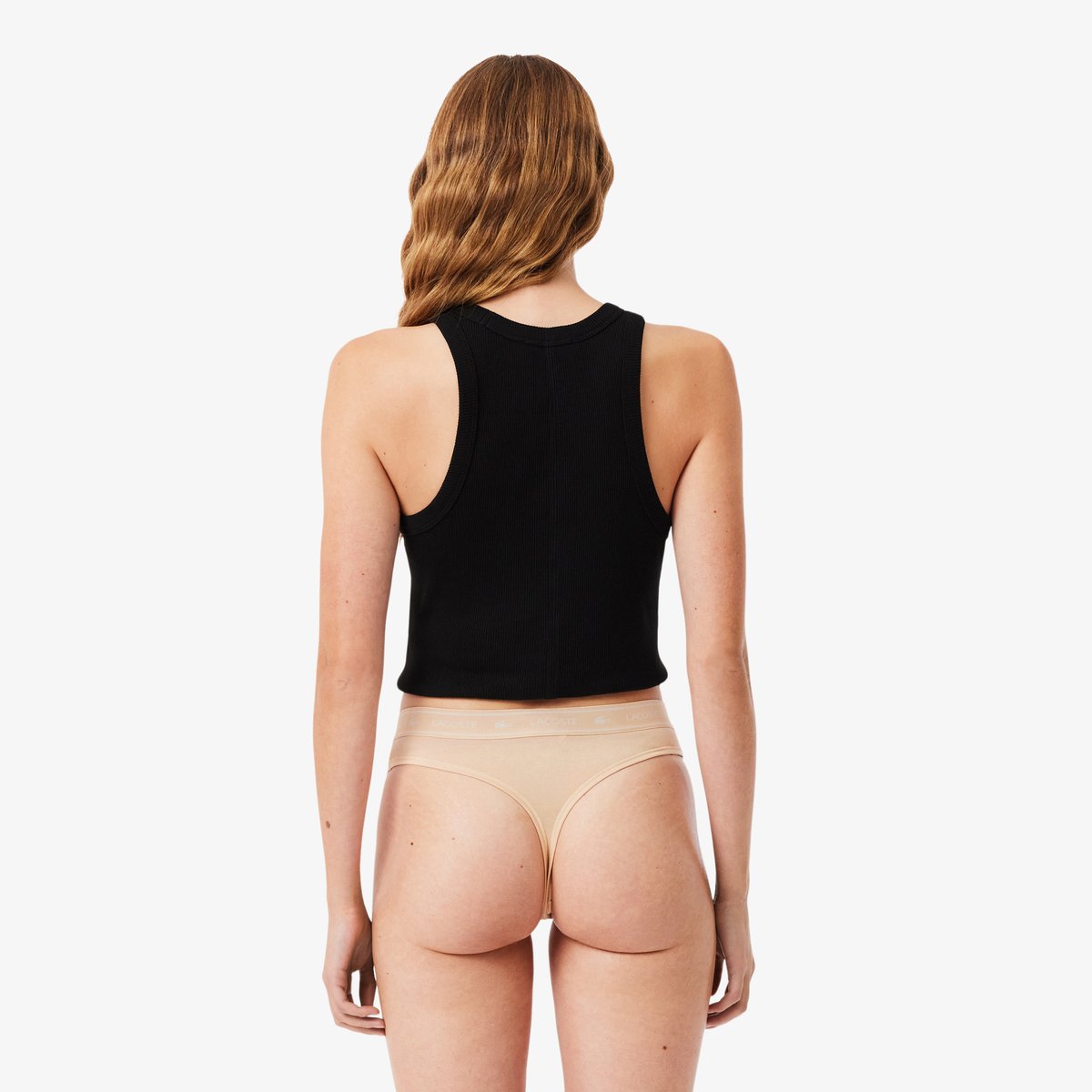 String coton stretch bande siglée beige-i89, LACOSTE
