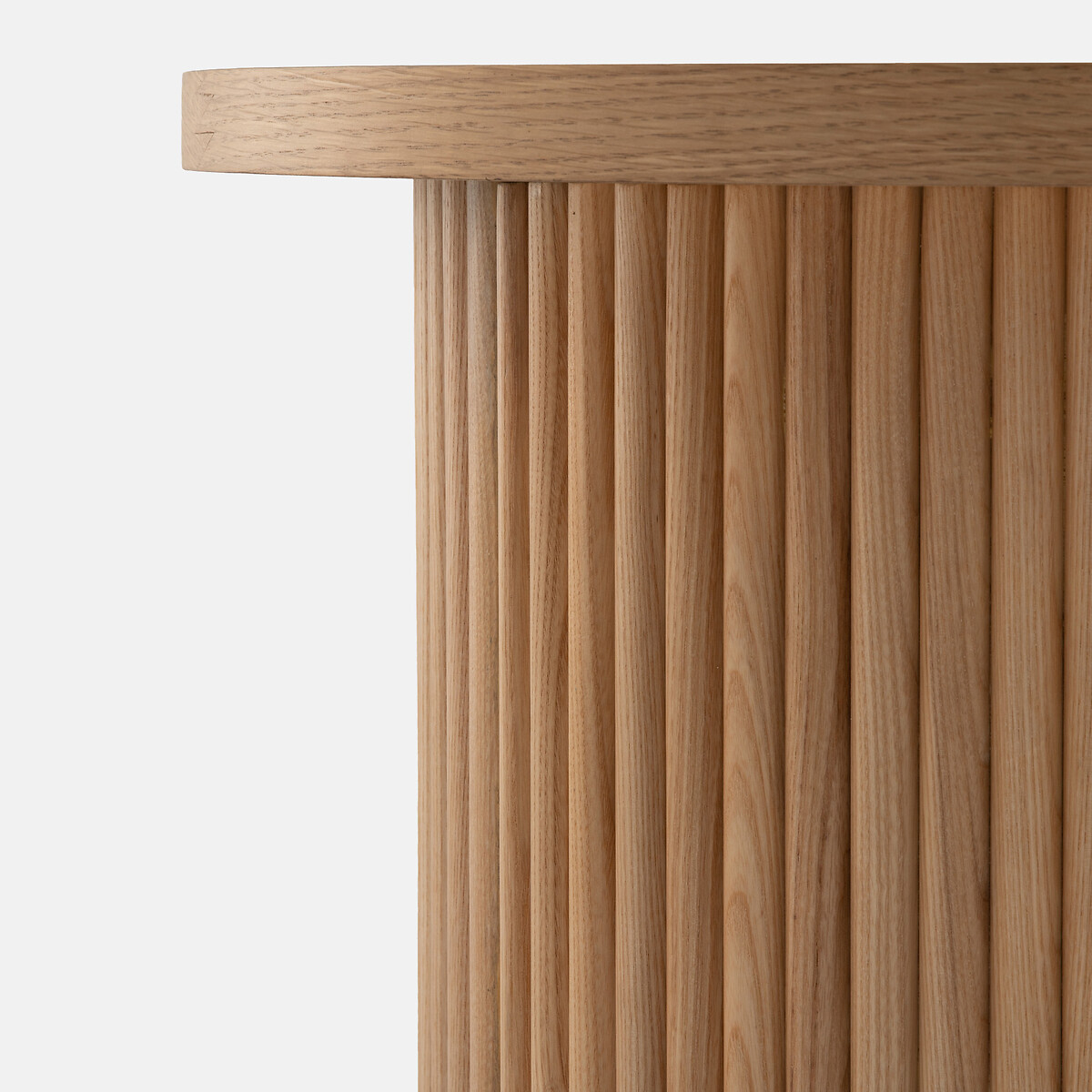 Bureau forme organique, 1 porte, Genna plaqué chêne, LA REDOUTE INTERIEURS
