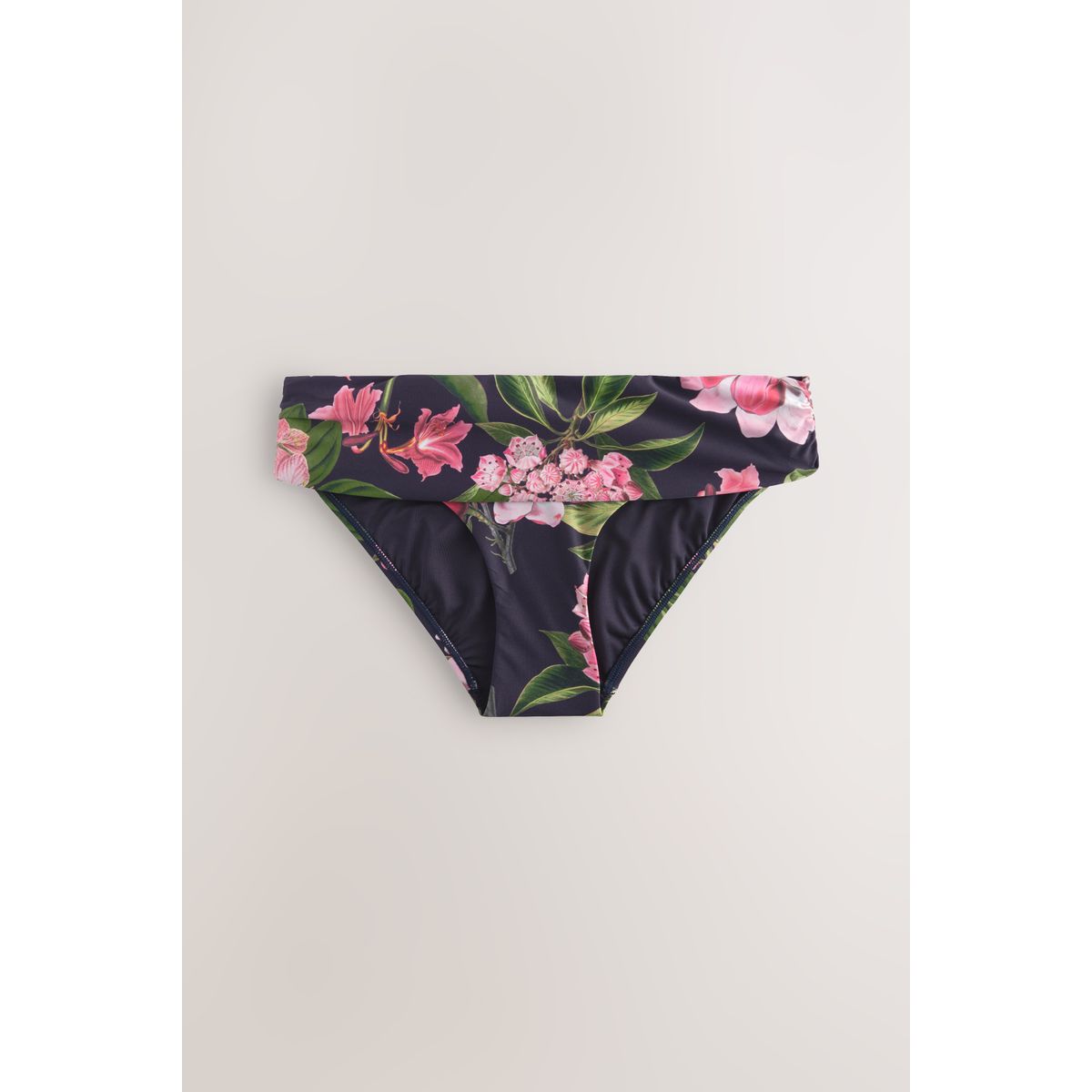 Bas de bikini collection kew floral bleu marine/rose, NEXT