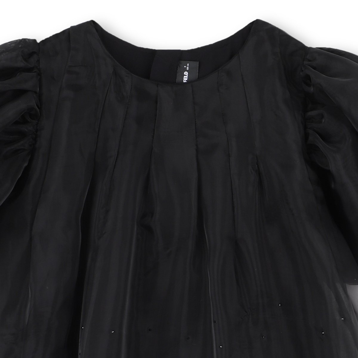 Robe à manches courtes black, KARL LAGERFELD KIDS