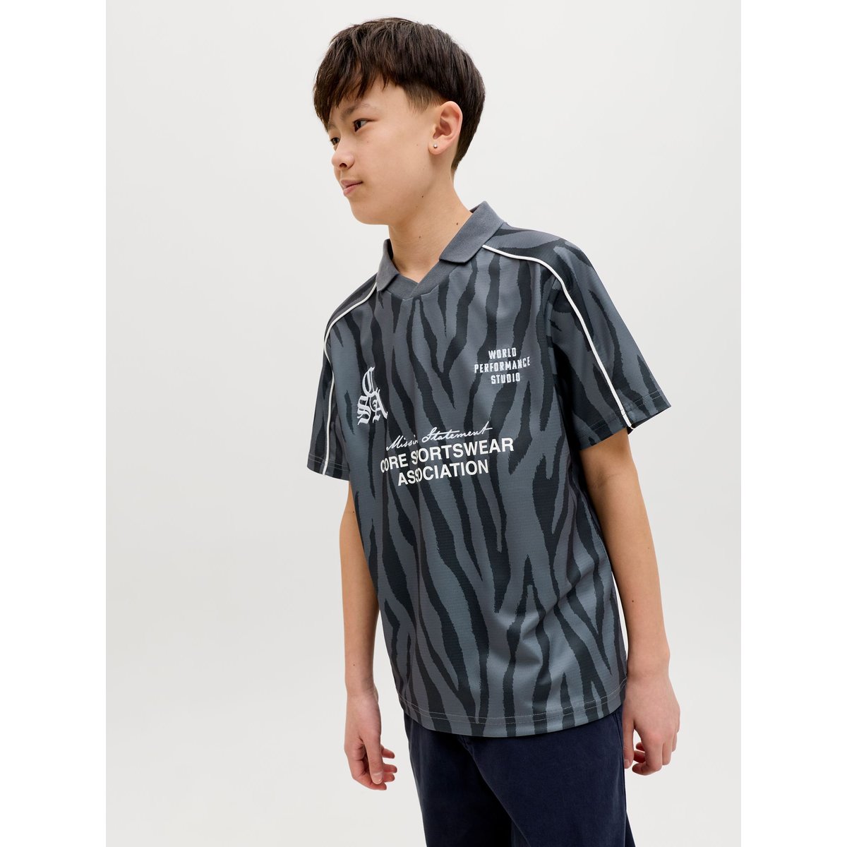 T-Shirt noire - black, JACK & JONES JUNIOR