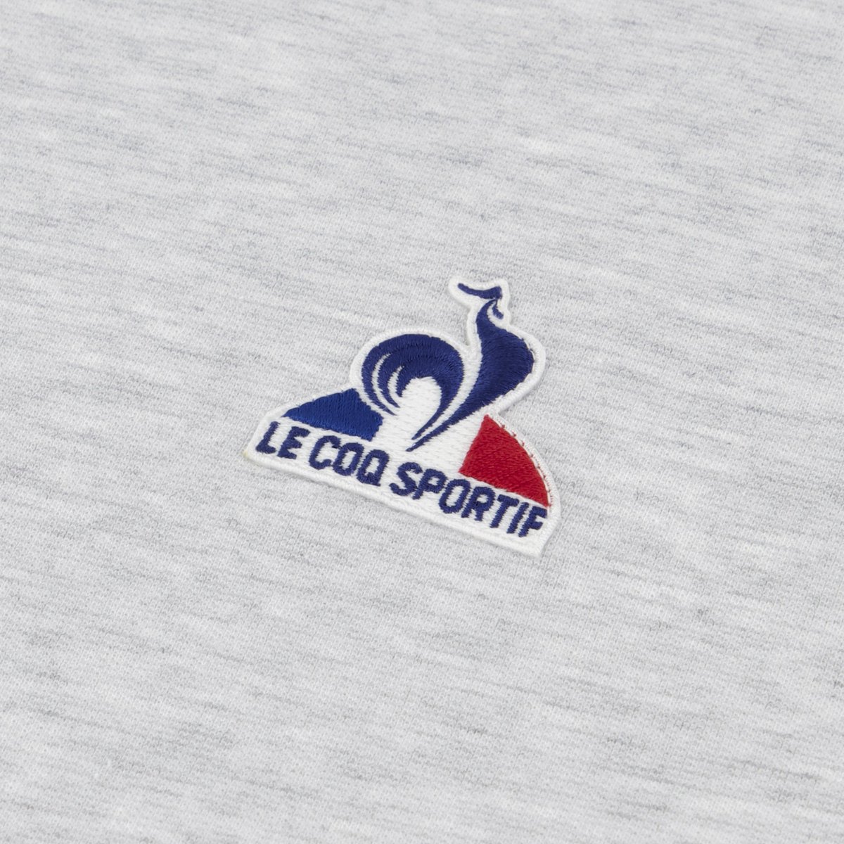 Sweat col rond Classics en double face Essentiels gris clair, LE COQ SPORTIF