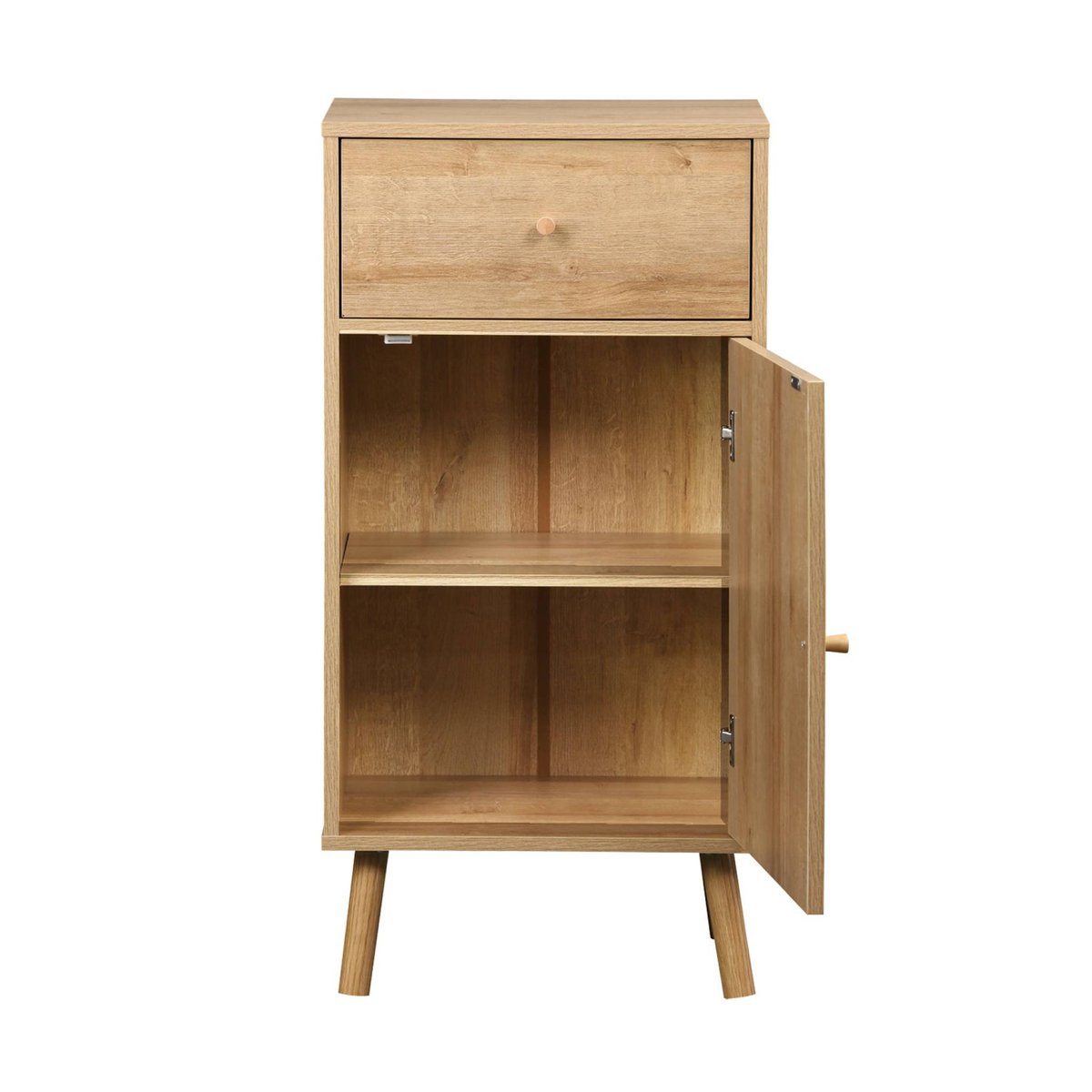 Meuble salle de bain décor bois et cannage BOHÈME naturel, SWEEEK