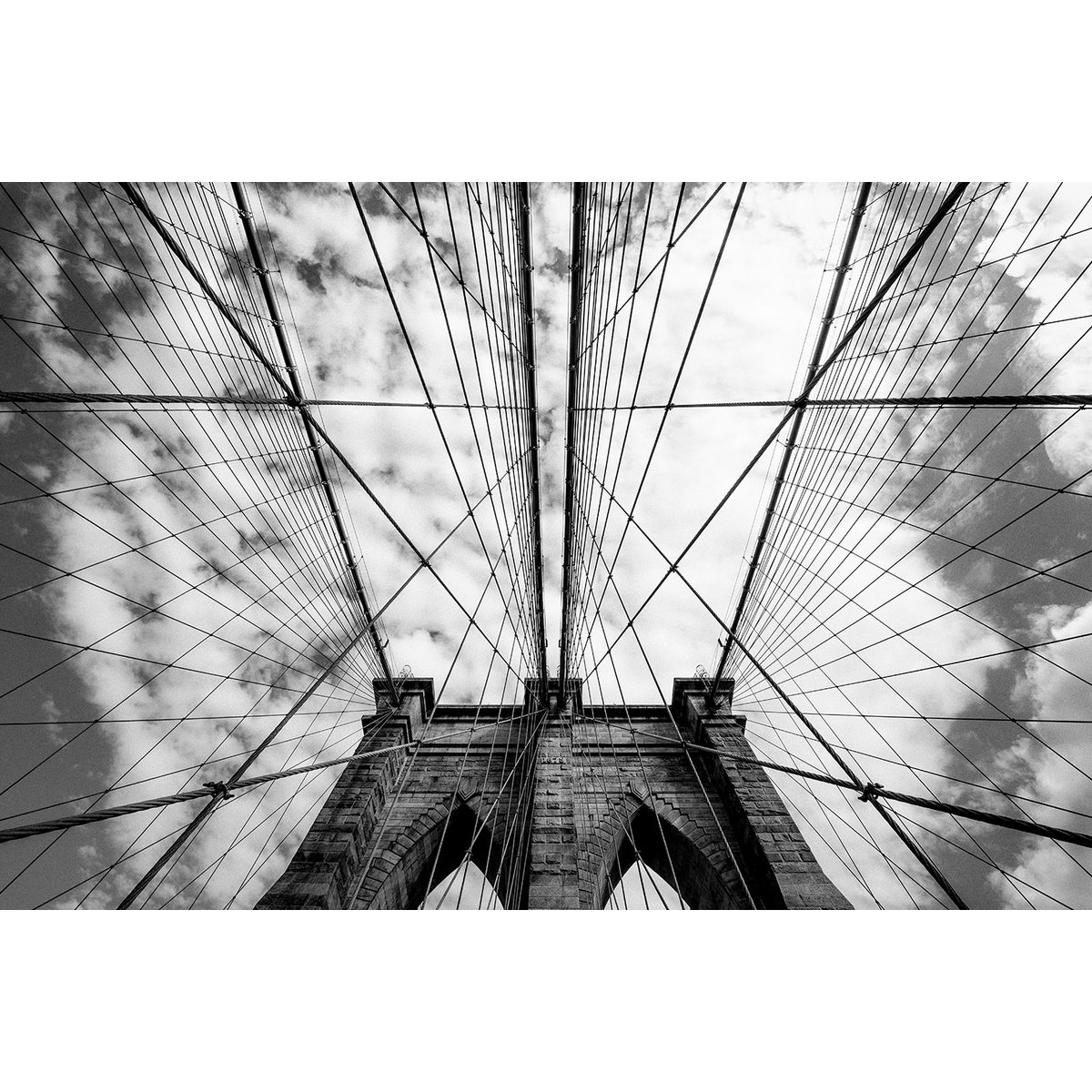 Tableau deco Brooklyn Bridge details tableau alu dibond, HEXOA