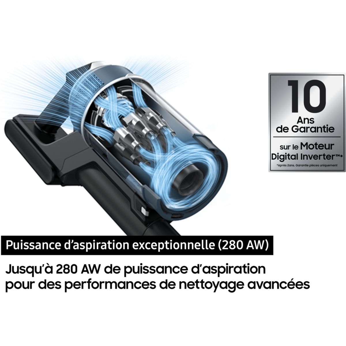 Aspirateur balai Jet 95S Complete VS70H28HFC/WD couleur unique, SAMSUNG