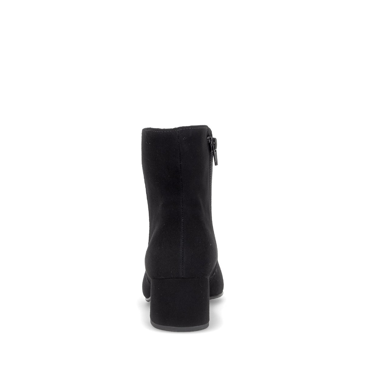 Bottines en cuir à talon décroché noir velours, GABOR