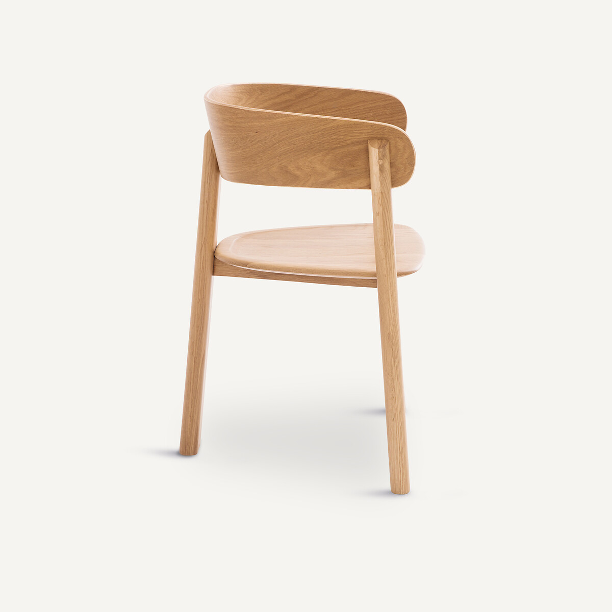 Tischsessel, 3 Beine, aus massiver Eiche, Marais, Design Emmanuel Gallina eiche, EMMANUEL GALLINA X AM.PM