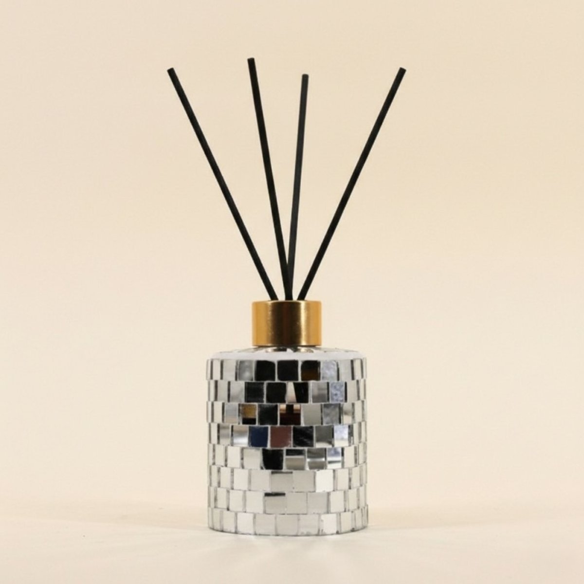 Diffuseur parfum 120ml flacon à facettes gris, ORNAMI