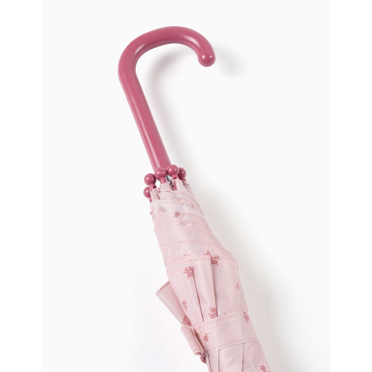 Parapluie automatique avec motif floral rose clair, ZIPPY