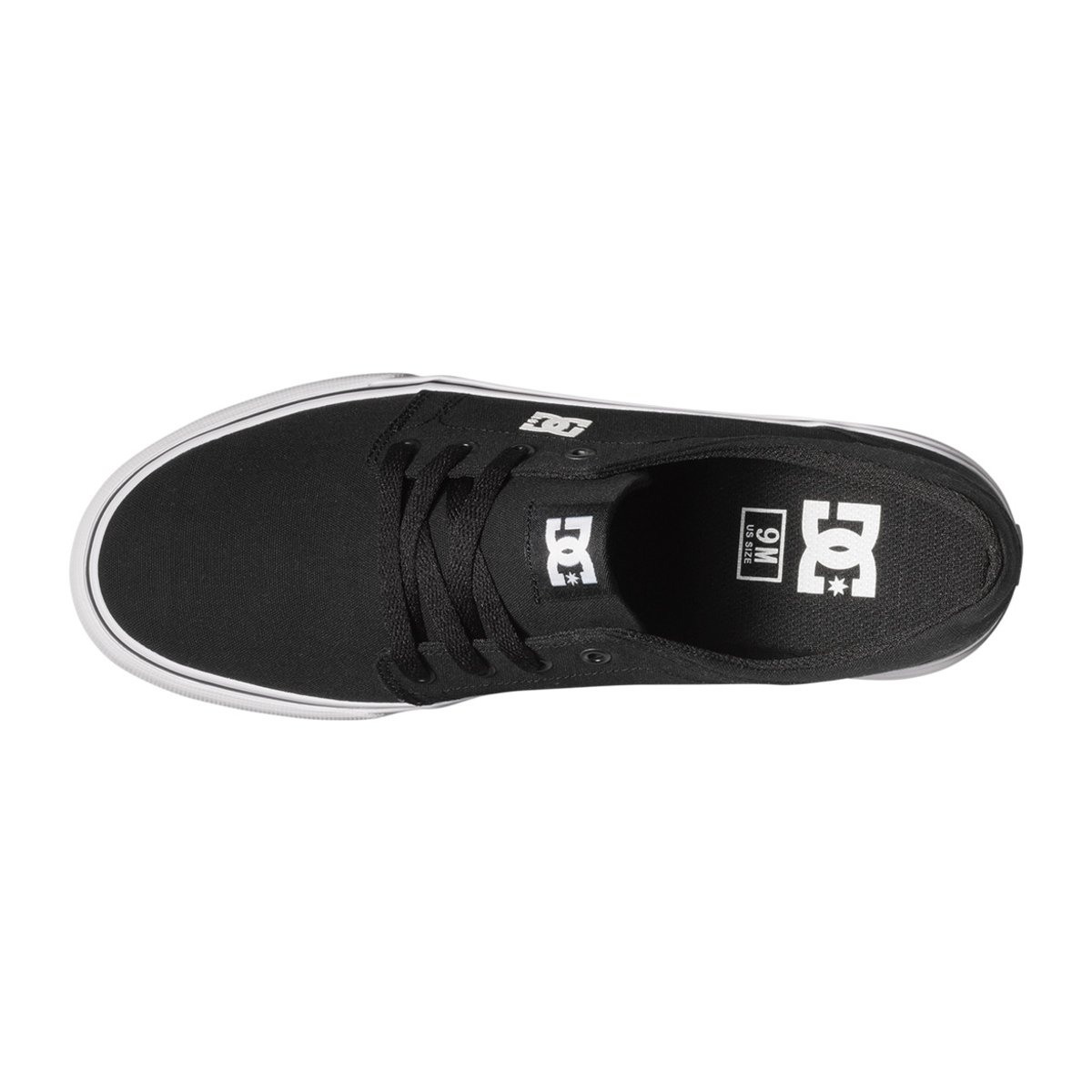 Baskets Trase noir black/white, DC SHOES