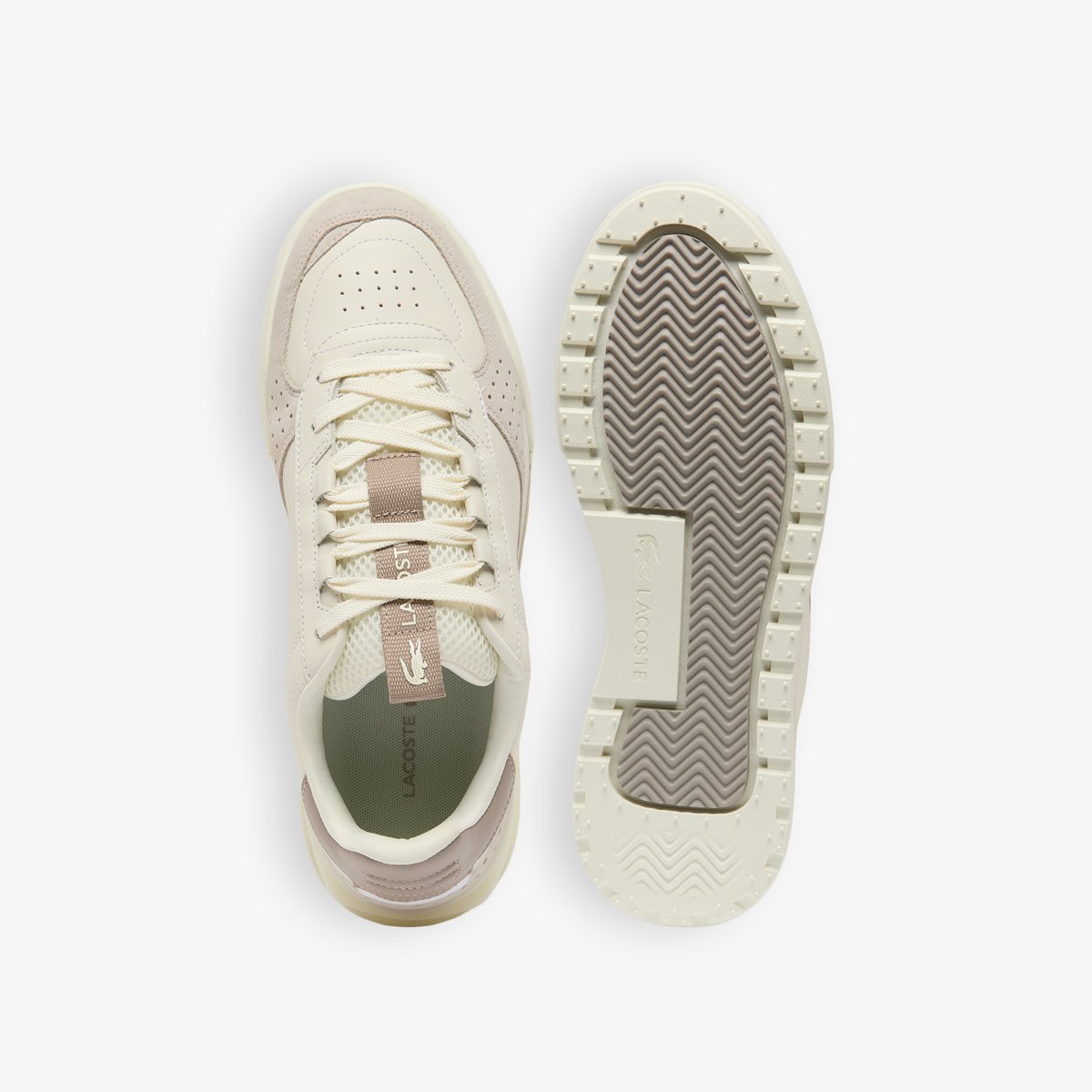 Sneakers Slam Break homme en cuir blanc-2b7, LACOSTE