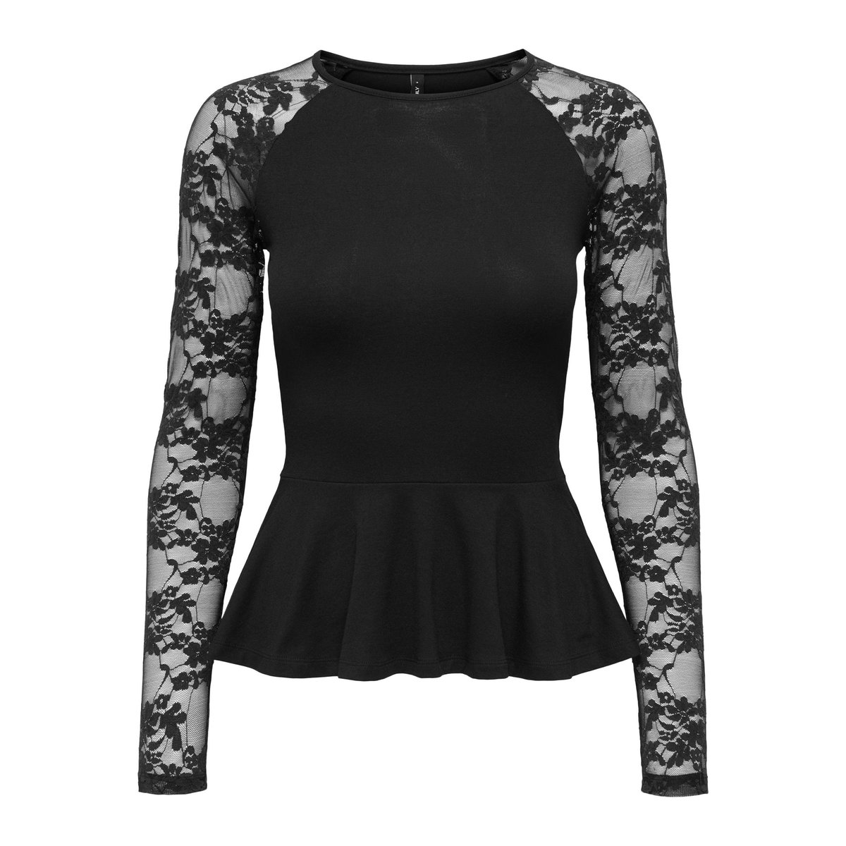 Top Peplum noire - black, ONLY
