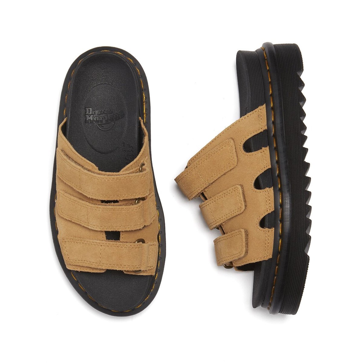 Rain Slide Tan Suede tan, DR. MARTENS