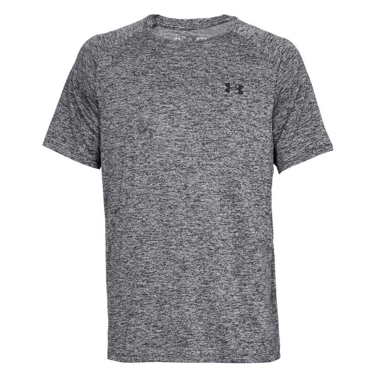 T-shirt Tech Col Rond Manches Courtes gris, UNDER ARMOUR