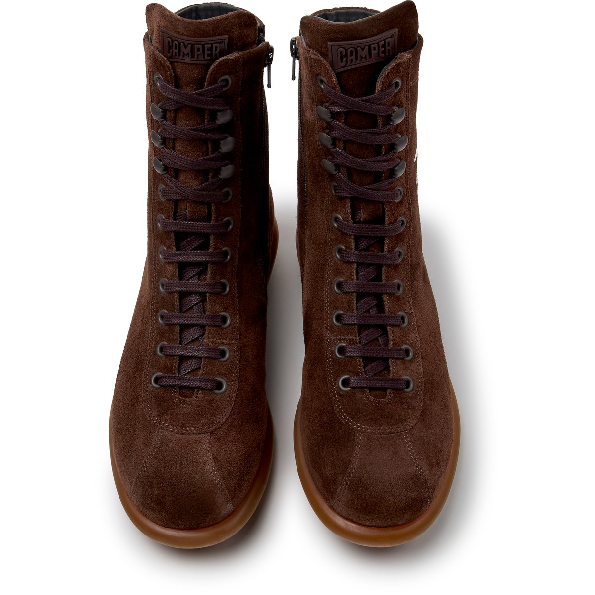 Bottines Pelotas Ariel Suede Leather brun fonc96, CAMPER