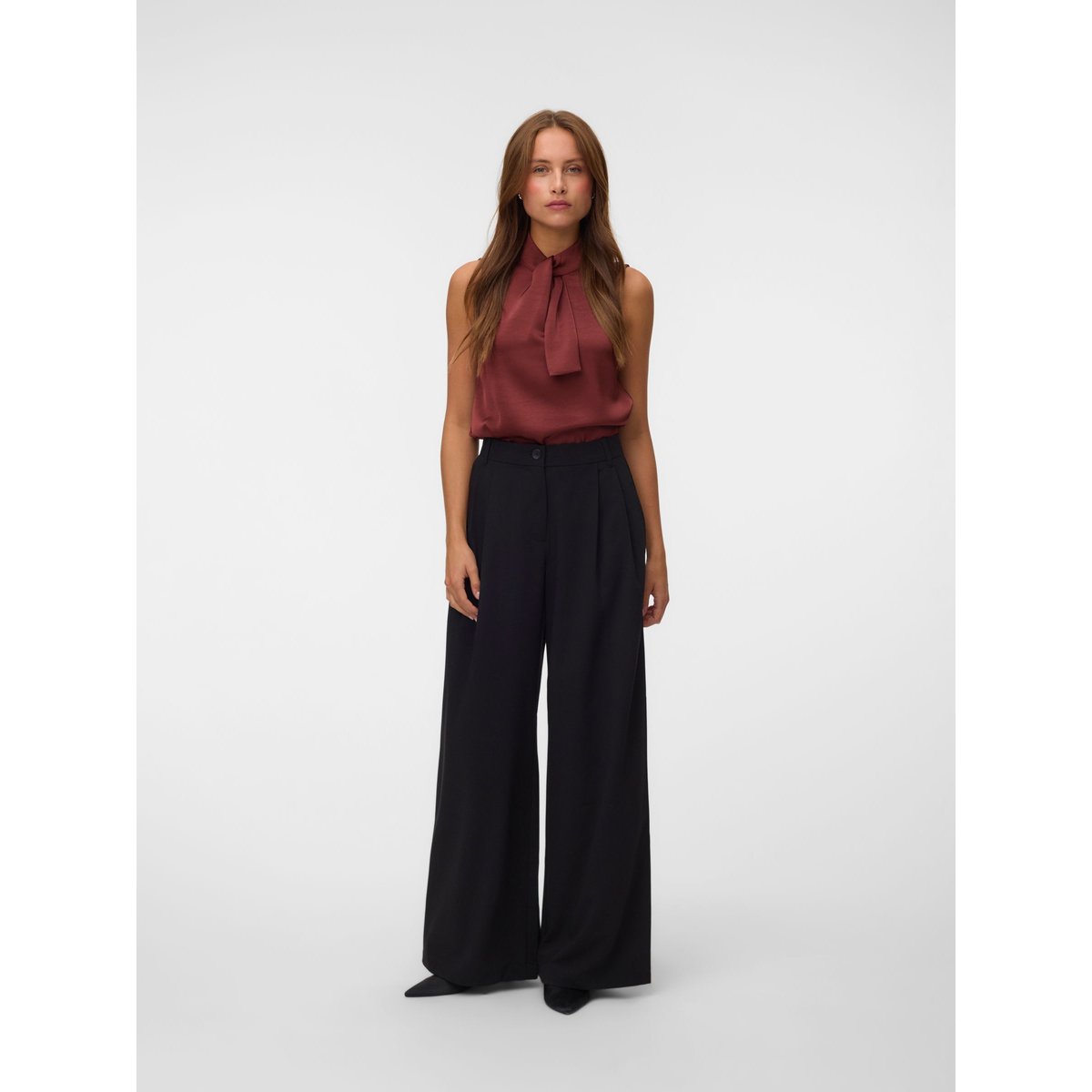 Top russet brown, VERO MODA