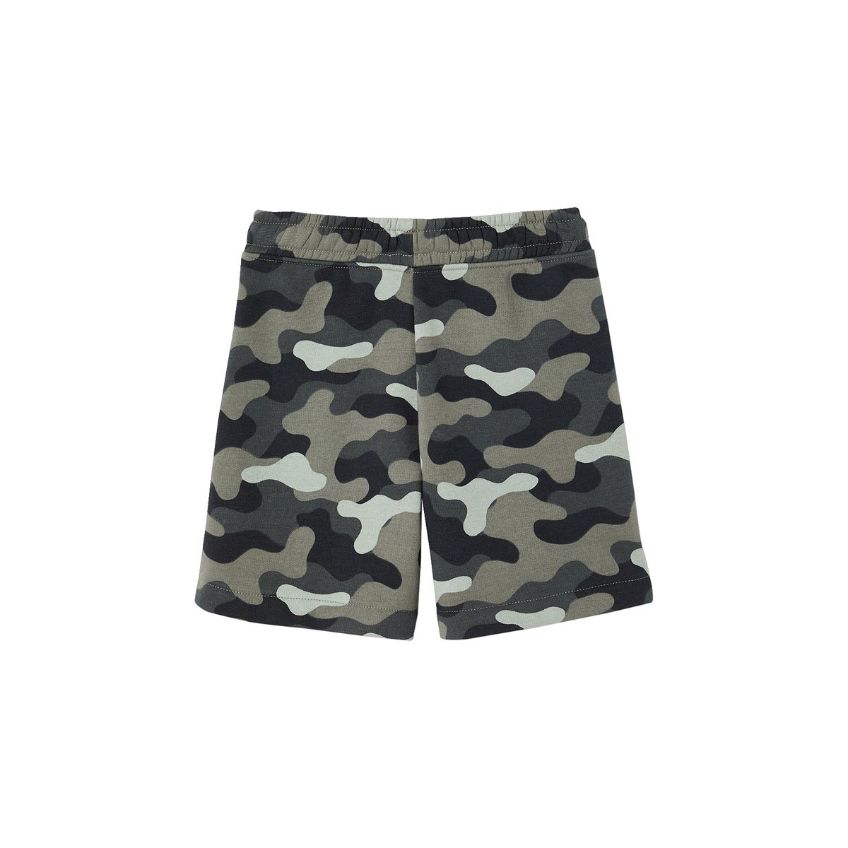 Bermuda facile à enfiler camouflage kaki, VERTBAUDET