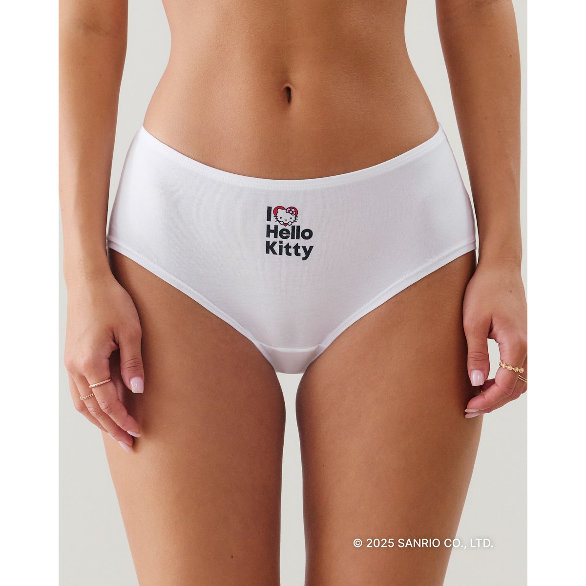 Lot de 3 shortys Hello Kitty BOTTLIZ HELLOK blanc, UNDIZ