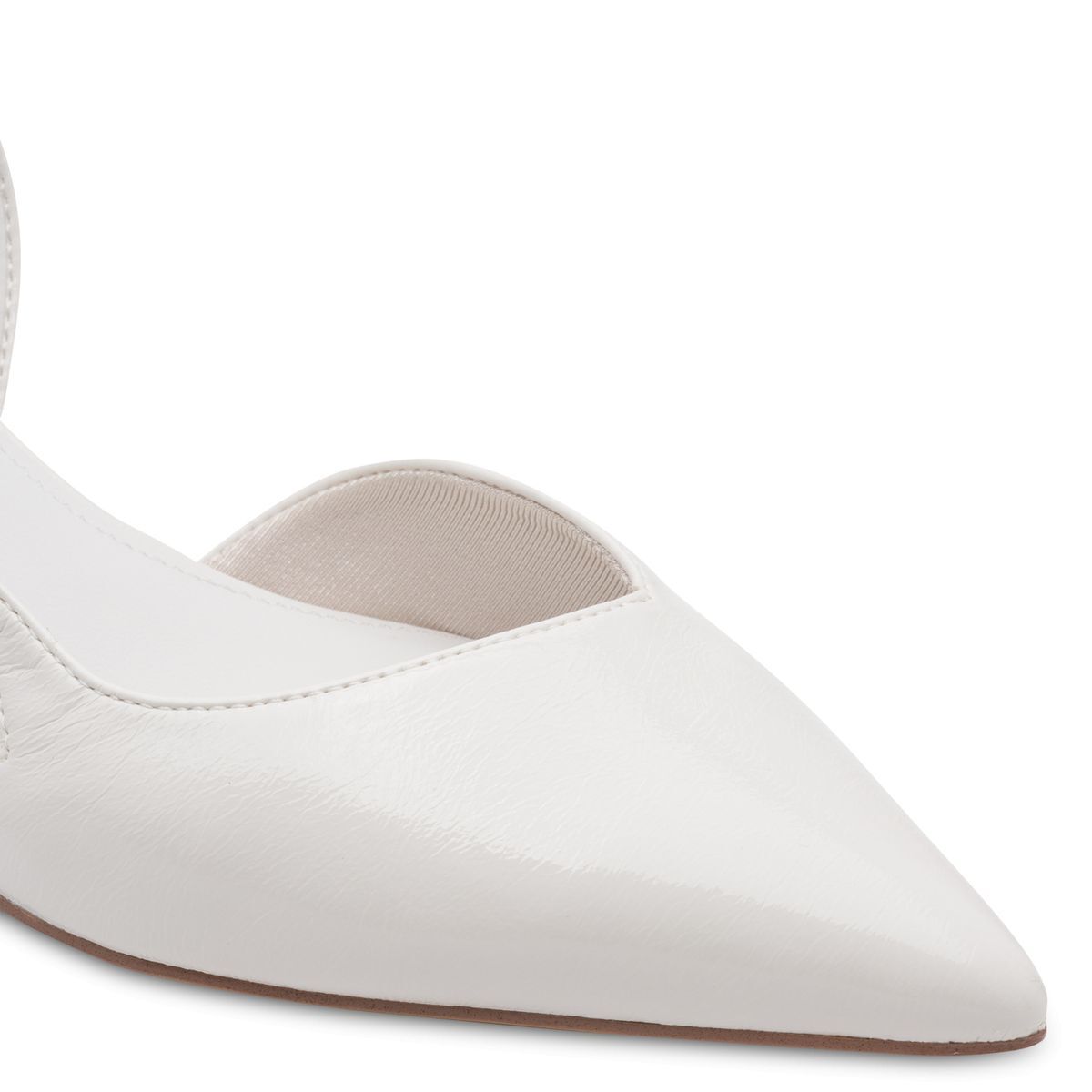 Escarpins slingback blanc, TAMARIS