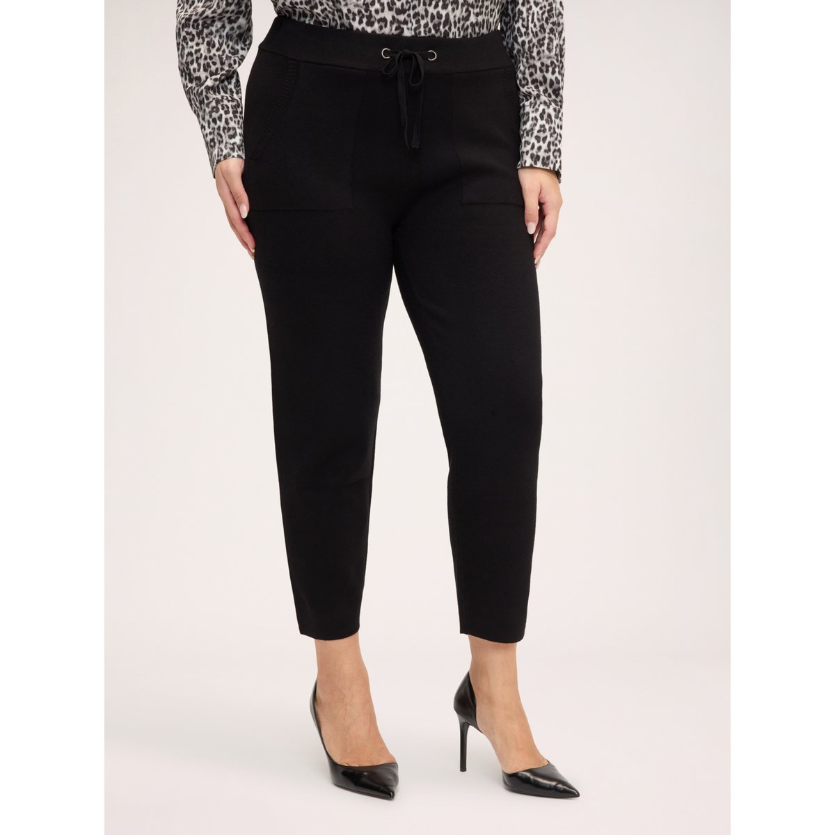 Joggers noir, FIORELLA RUBINO