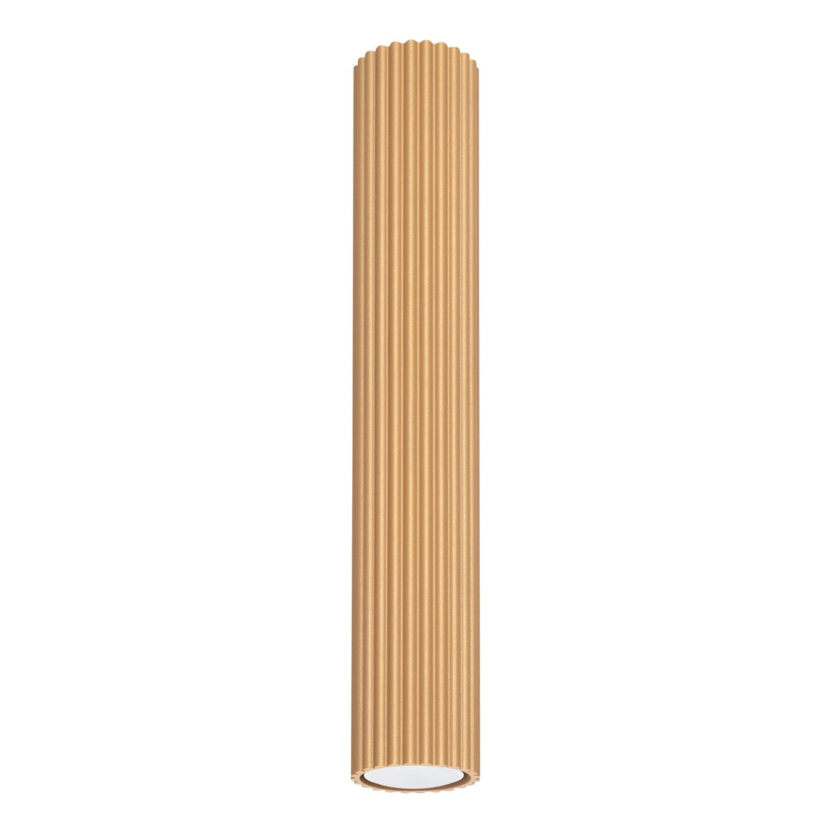 Plafonnier Aluminium Doré GU10 1 Karbon 40 jaune, EDEN