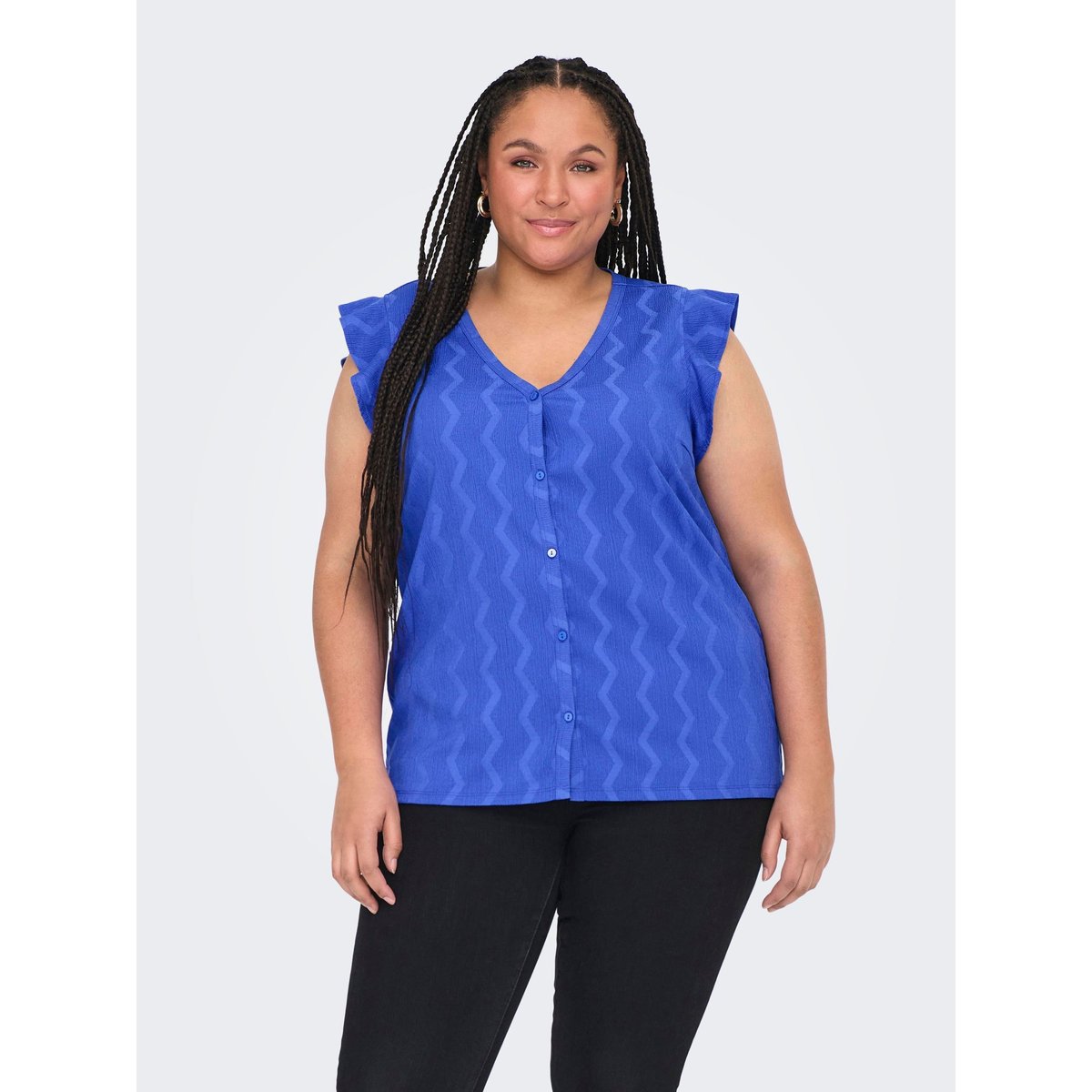Top bleue - skipper blue, ONLY CARMAKOMA