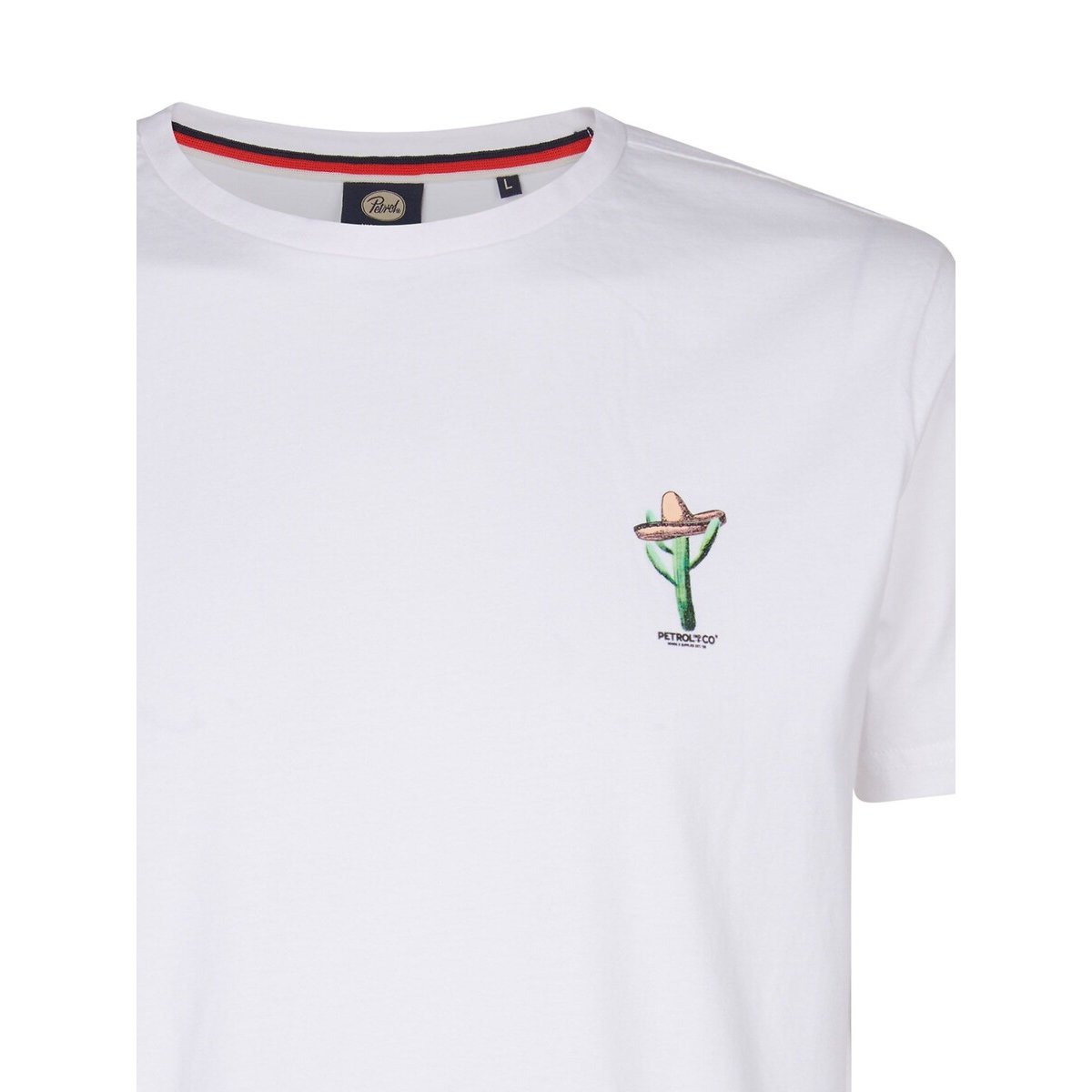 T-shirt manches courtes blanc, PETROL INDUSTRIES
