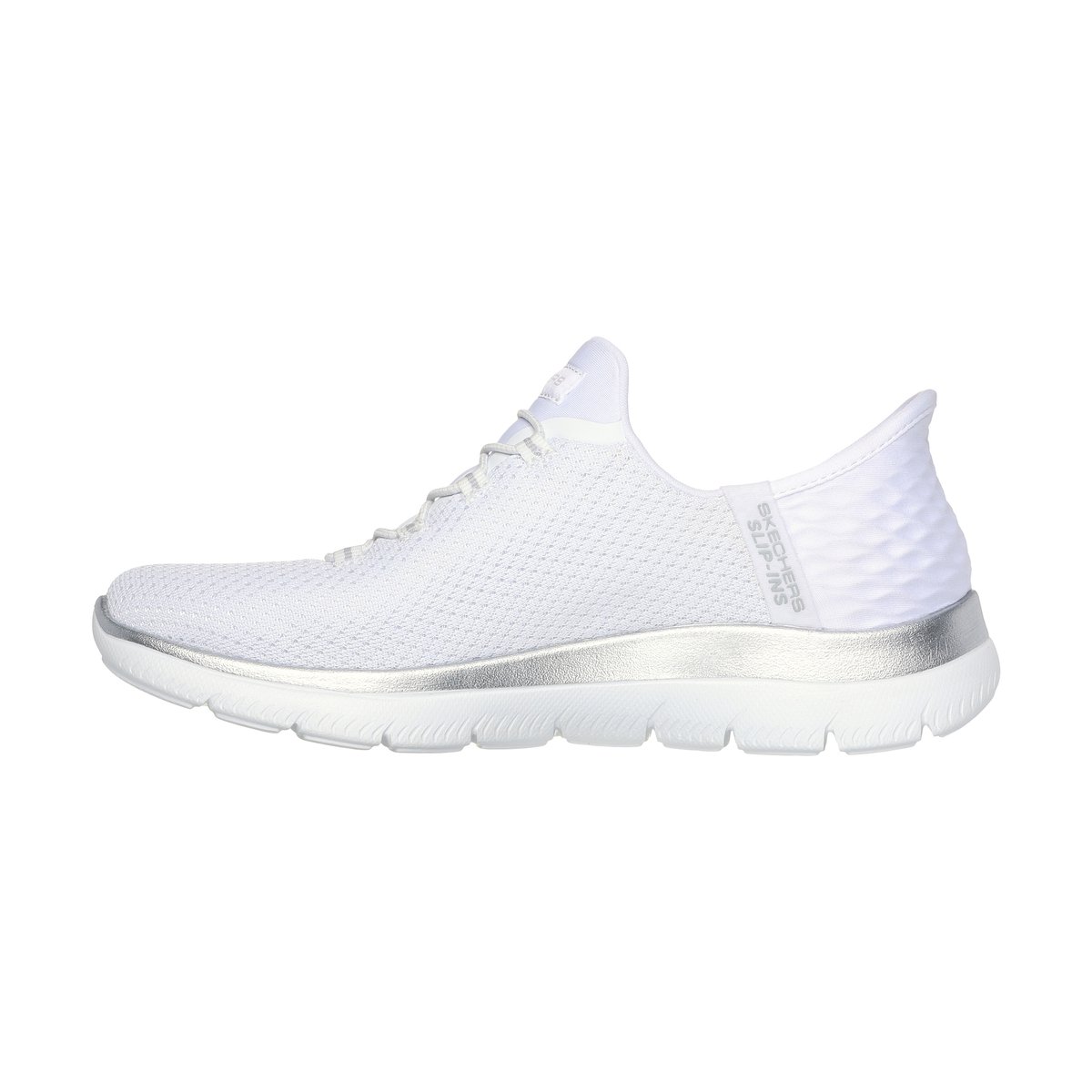 Baskets SUMMITS DIAMOND DREAM blanc-argent, SKECHERS