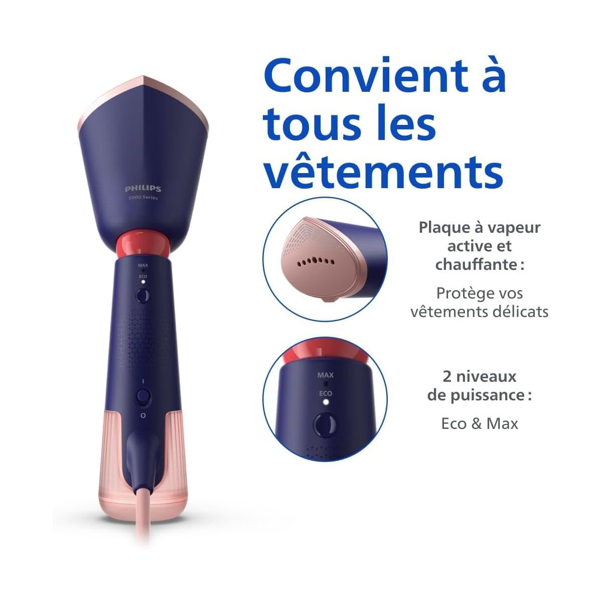 Défroisseur vapeur STH5030/20 couleur unique, PHILIPS