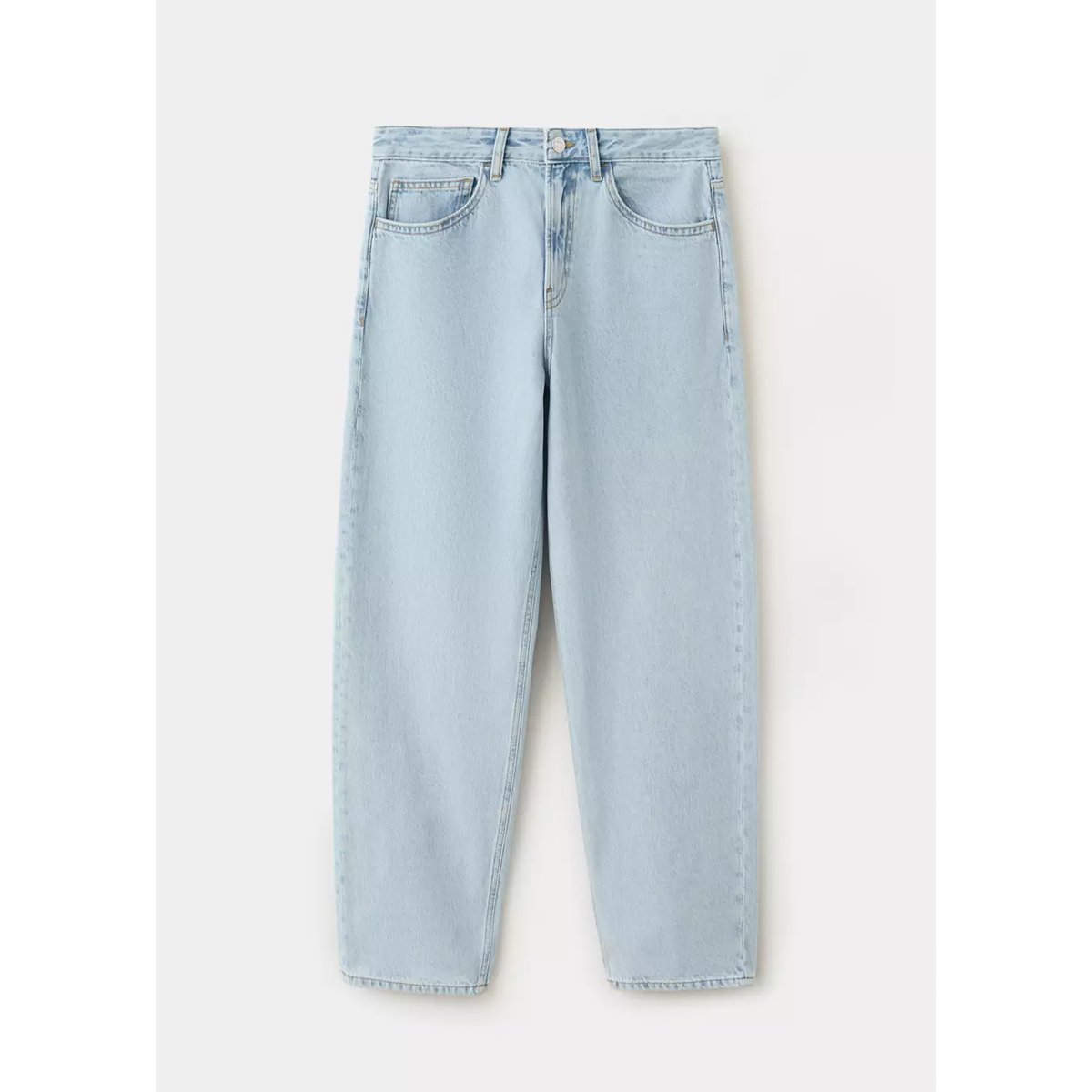 Jean relaxed-fit bleu clair, MANGO TEEN
