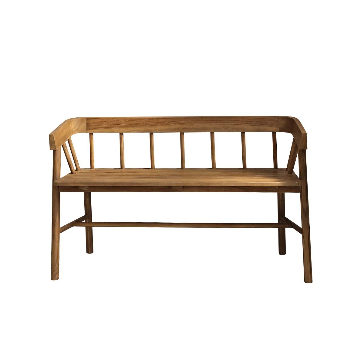 Banc en bois de teck 120 cm  NIDO naturel, BERAH GETAH