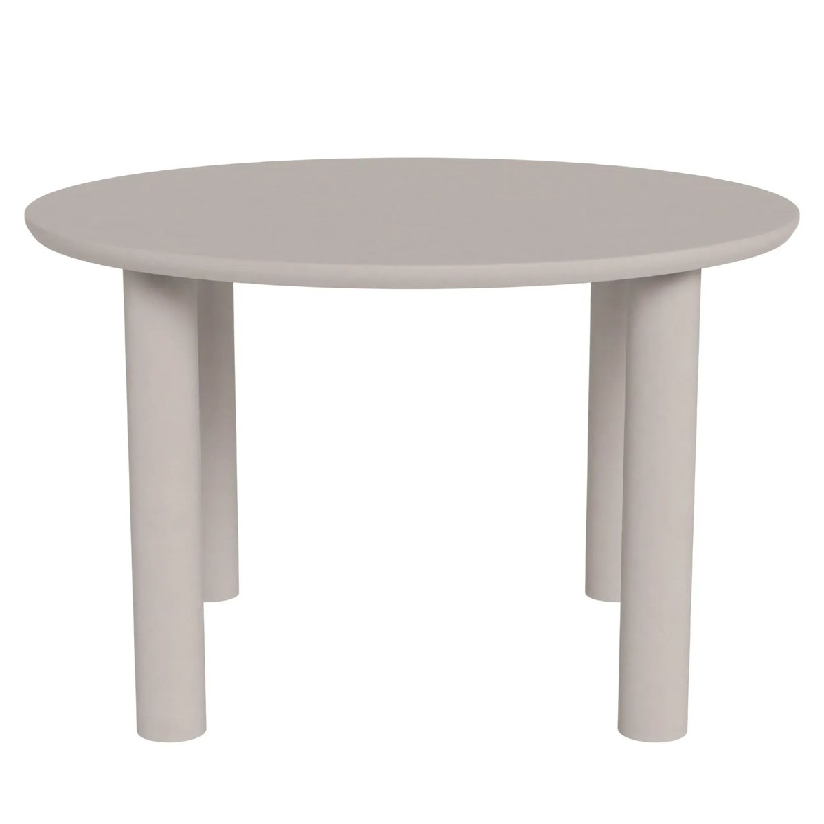 Table à manger ronde design L120 gris 4 places - MAGDA gris, HELLIN, DEPUIS 1862